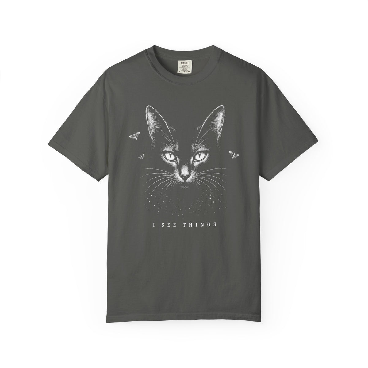 I See Things Black Cat Shirt