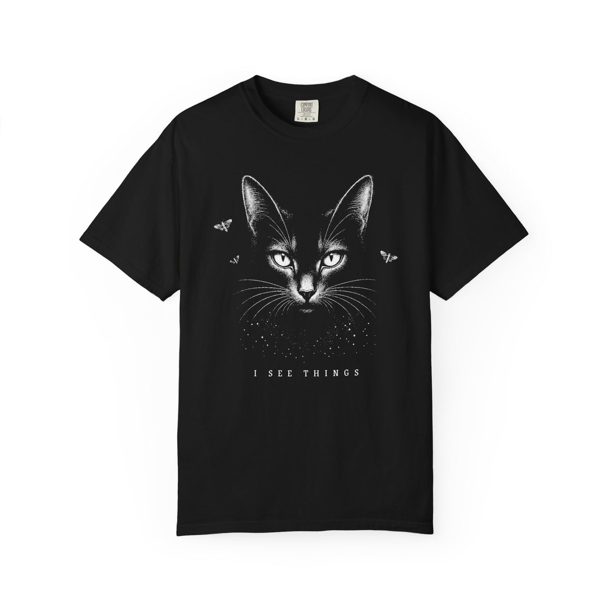 I See Things Black Cat Shirt