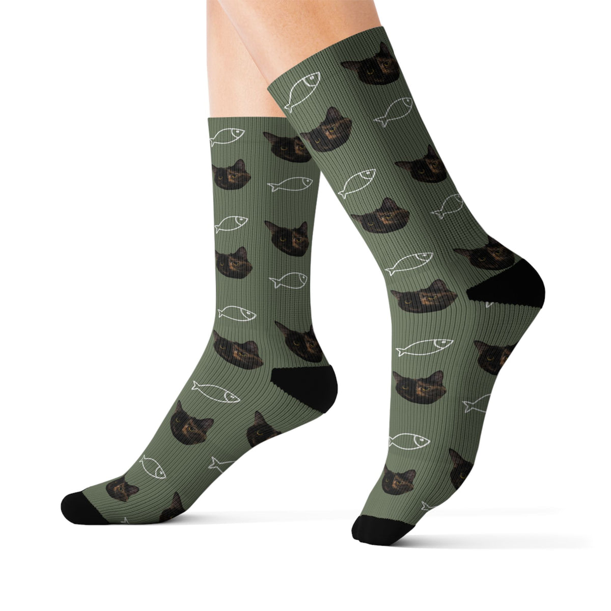 Personalized Cat Socks