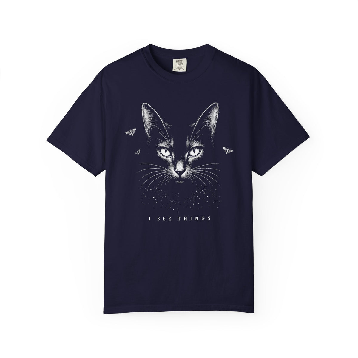 I See Things Black Cat Shirt