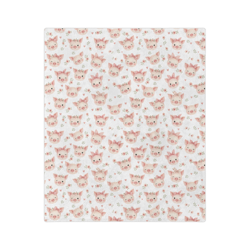Cozy Pig Throw Blanket