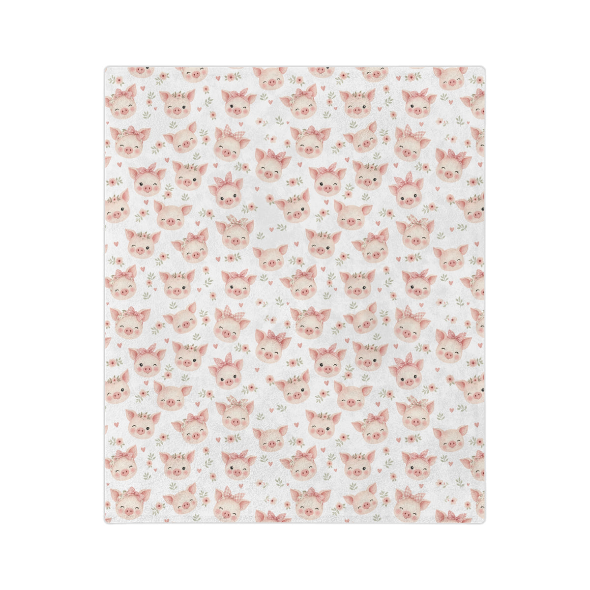 Cozy Pig Throw Blanket
