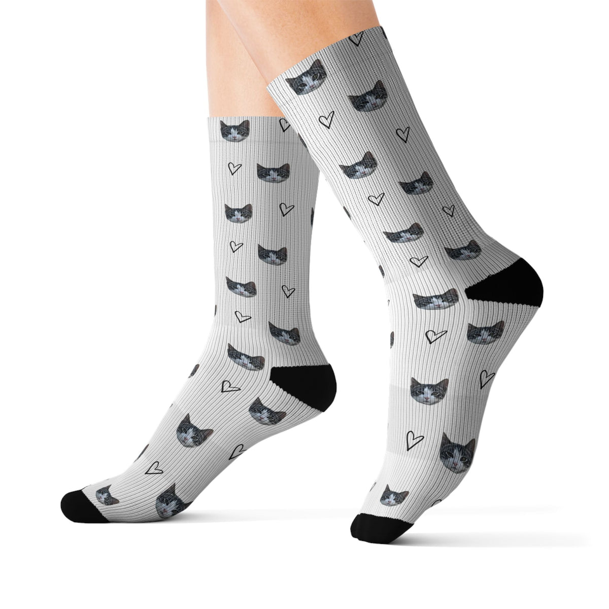 Custom Pet Photo Socks