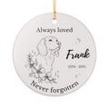 Beagle Memorial Ornament