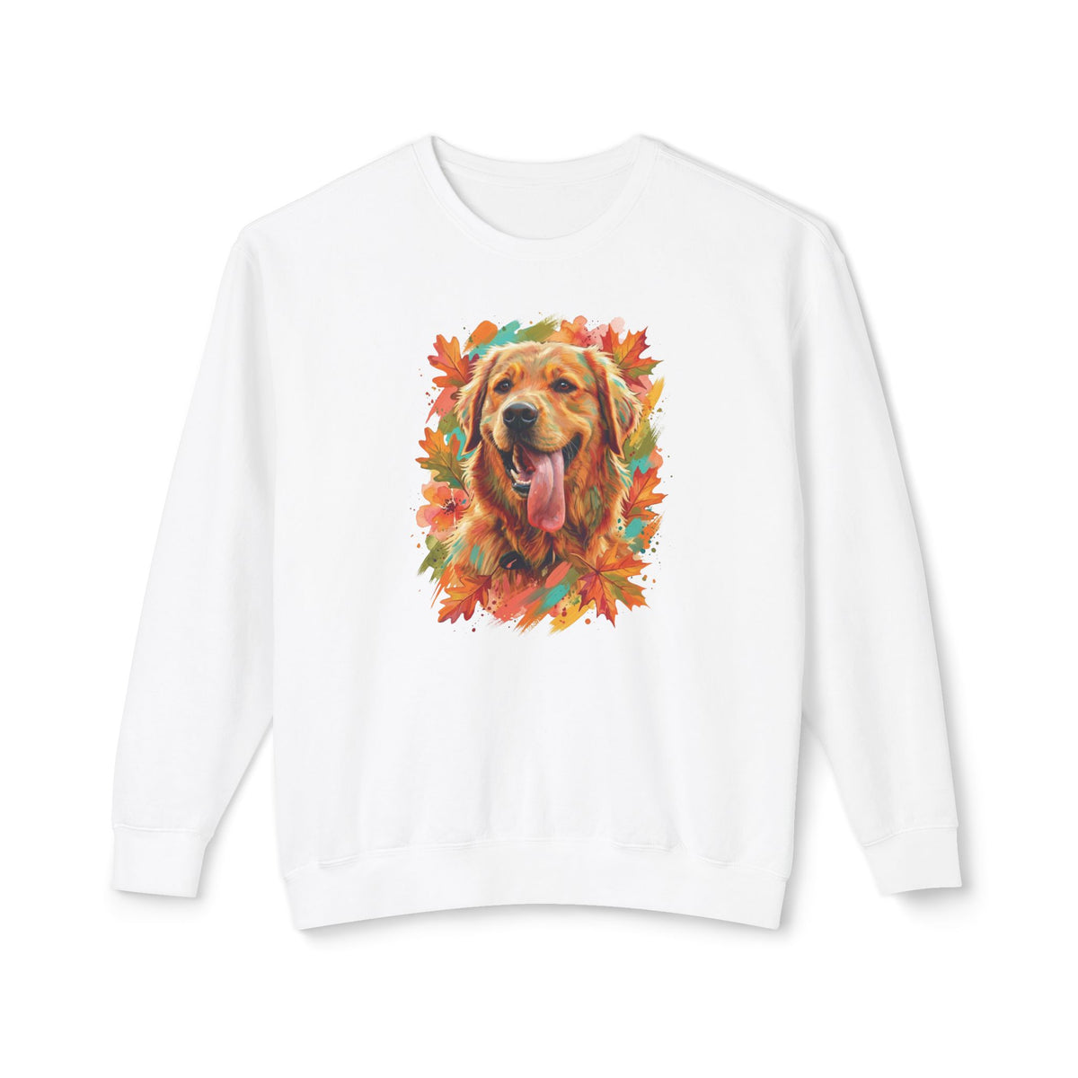 Custom Fall Pet Portrait Sweatshirt