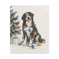 Berner Christmas Lights Poster