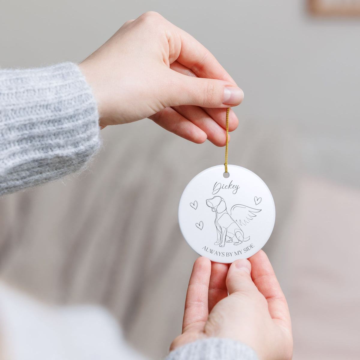 Beagle Memorial Ornament