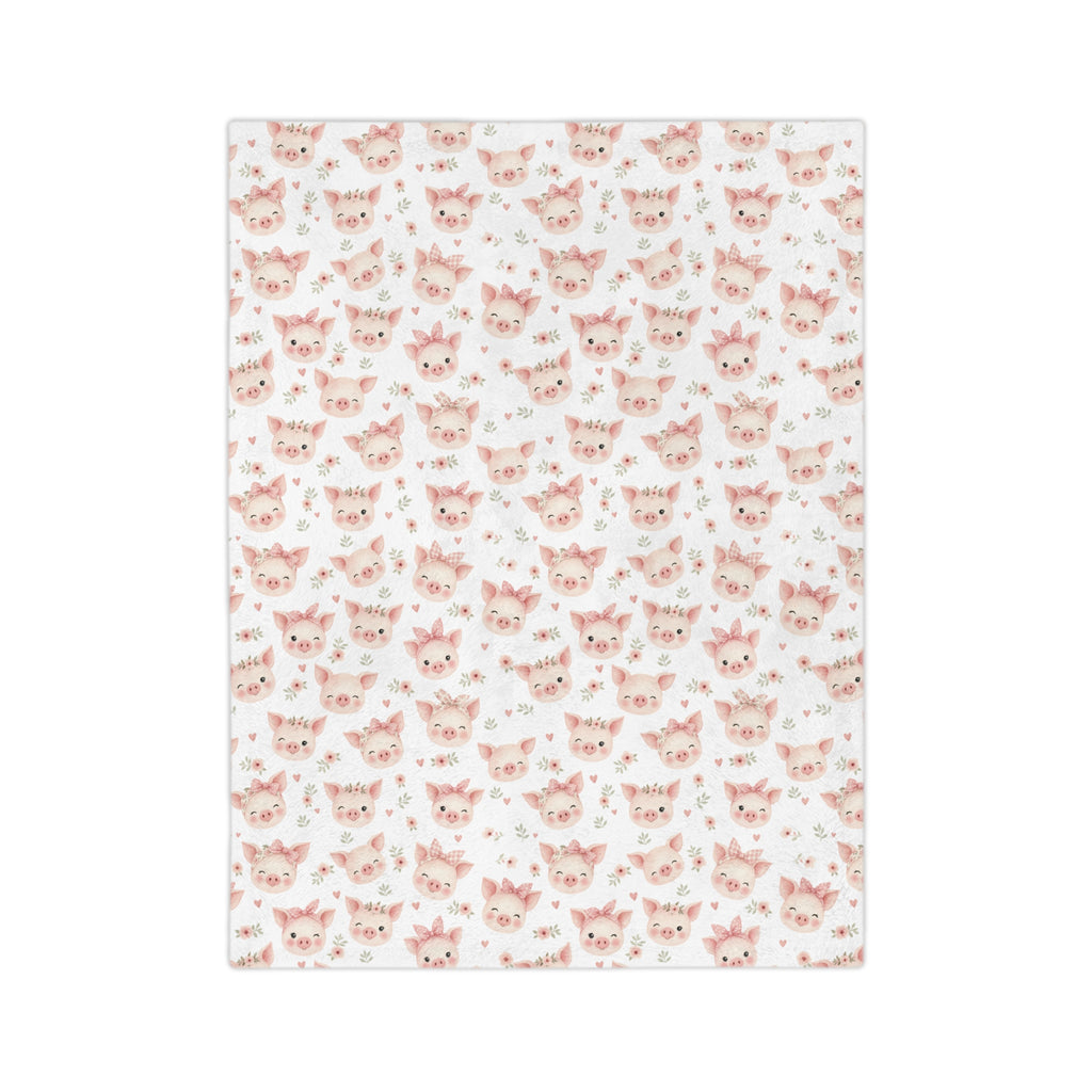 Cozy Pig Throw Blanket