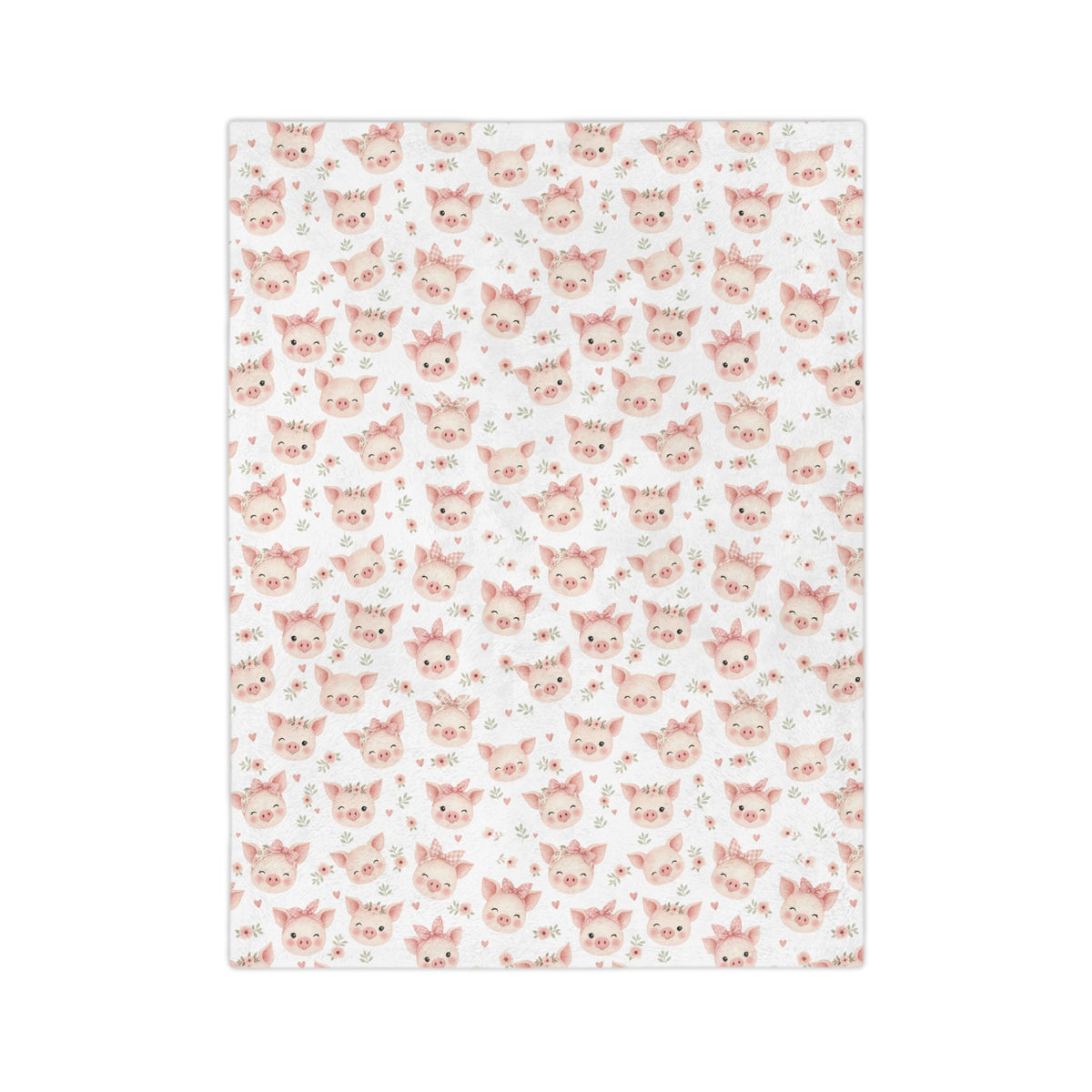 Cozy Pig Throw Blanket