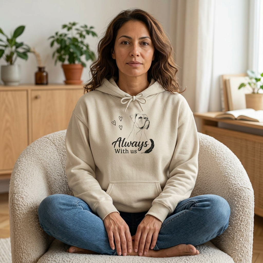 Rainbow Bridge Boxer Remembrance Sweatshirt