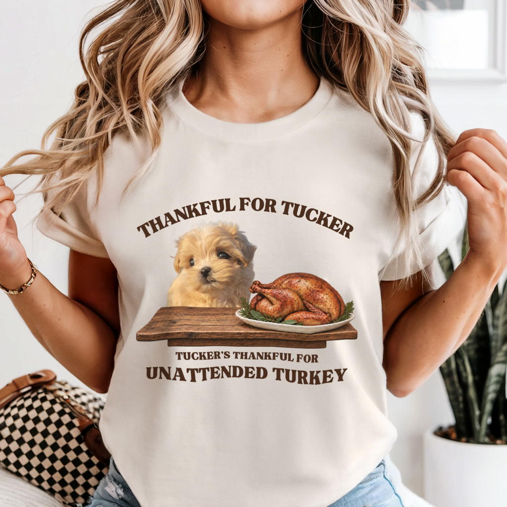 Custom Pet Photo Thanksgiving Shirt