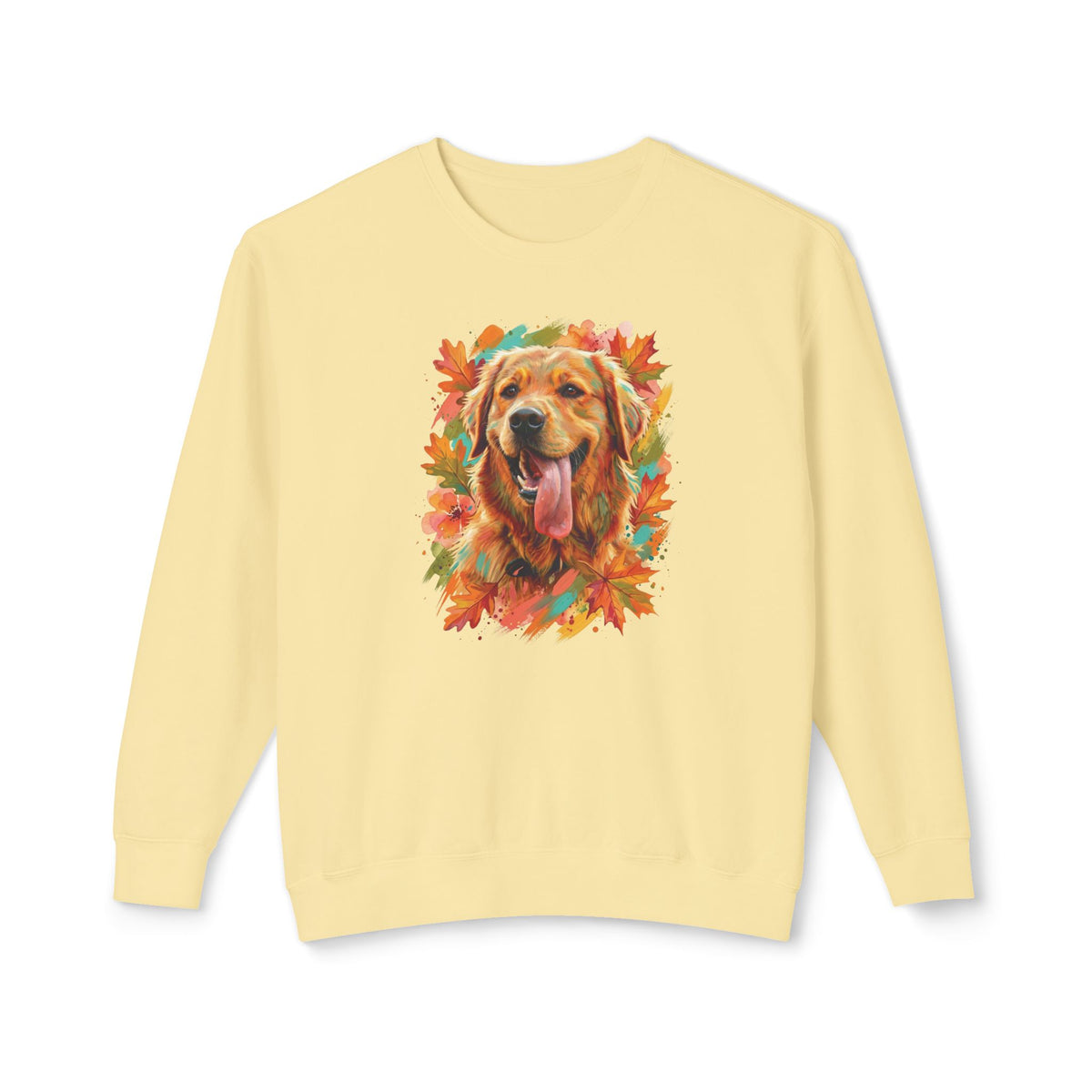 Custom Fall Pet Portrait Sweatshirt