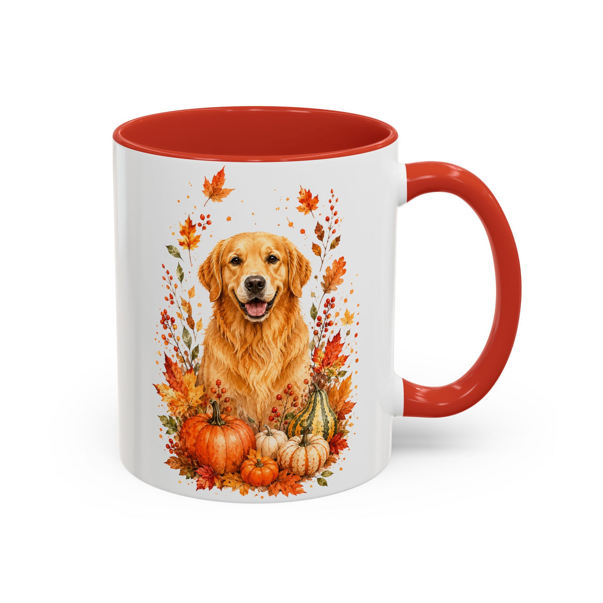 Golden Retriever Fall Coffee Mug