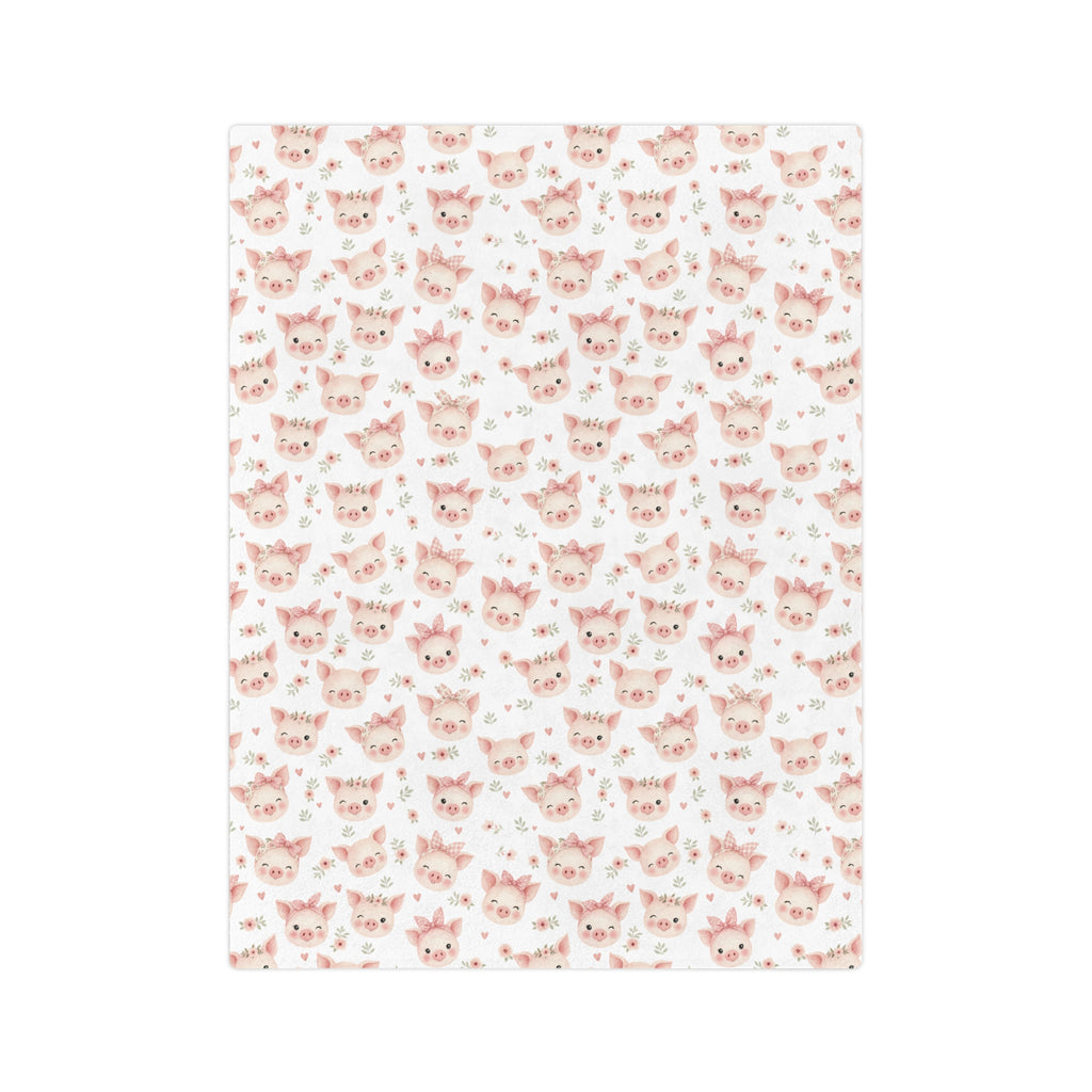 Cozy Pig Throw Blanket