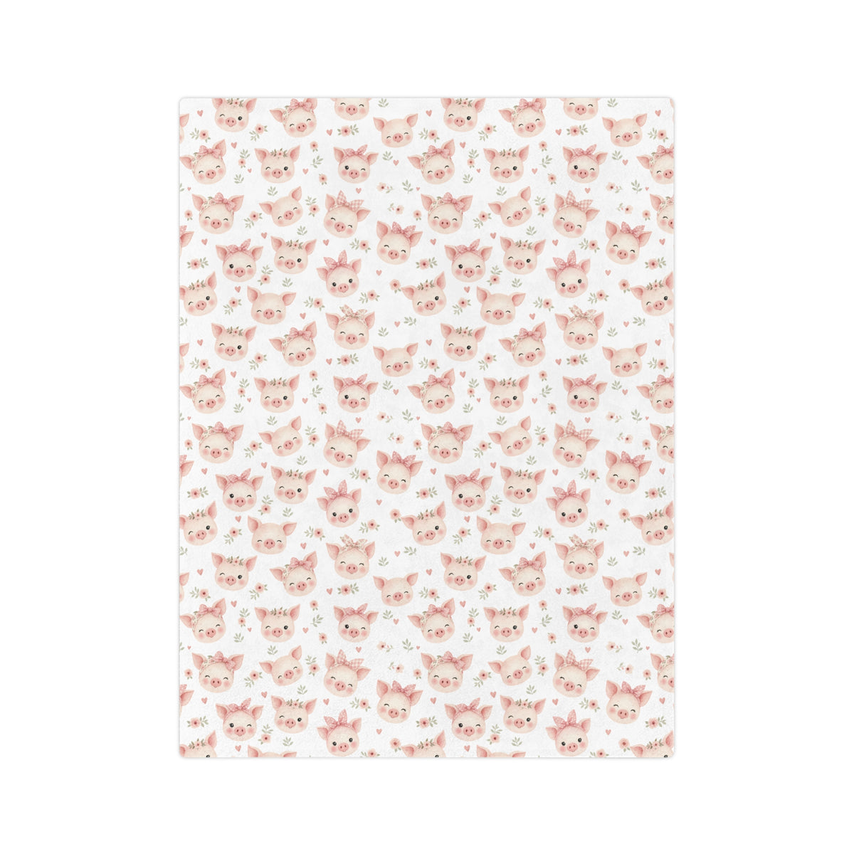 Cozy Pig Throw Blanket