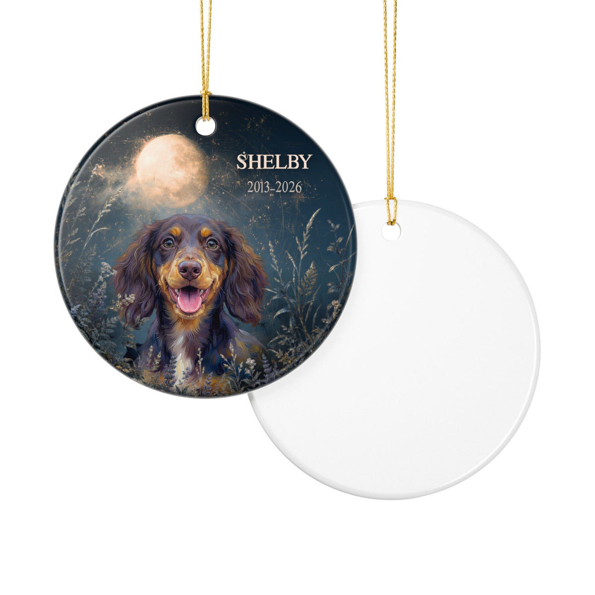 Celestial Custom Dog Cat Portrait from Photo