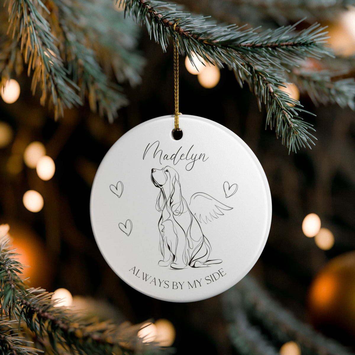 Cocker Spaniel Memorial Ornament