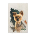 Christmas Watercolor Custom Pet Portrait