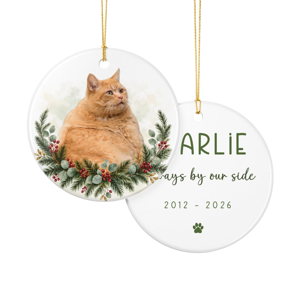 Custom Pet Photo Christmas Ornament