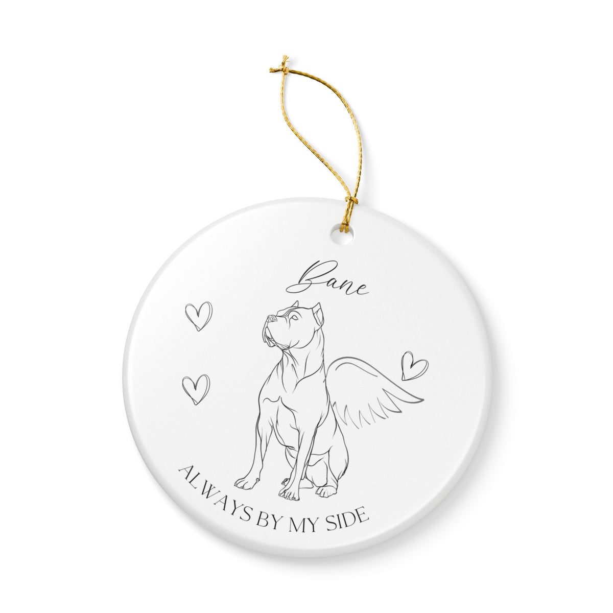 Cane Corso Memorial Ornament