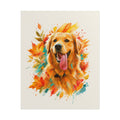 Custom Fall Watercolor Pet Poster