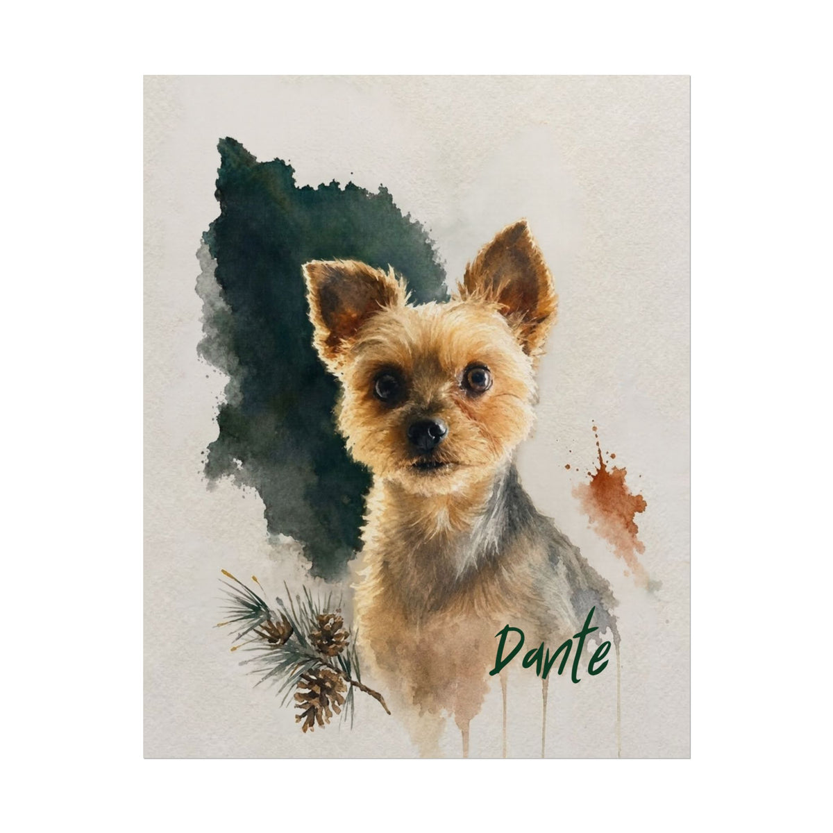 Christmas Custom Pet Photo Poster