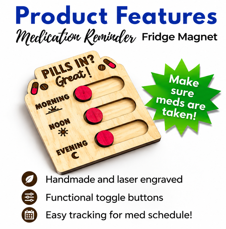 Pet Medication Reminder Magnet