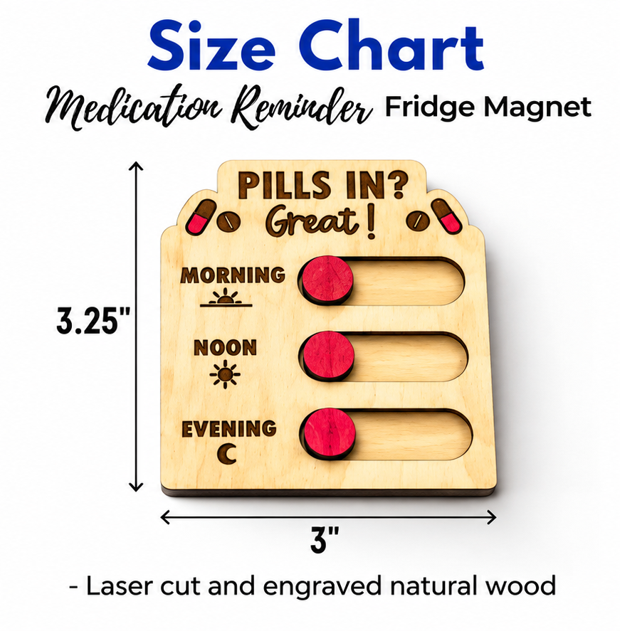 Pet Medication Reminder Magnet