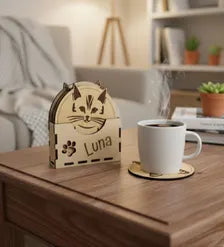 Personalized Pet Coaster Set