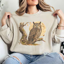 Owl Moon Cottagecore Sweatshirt