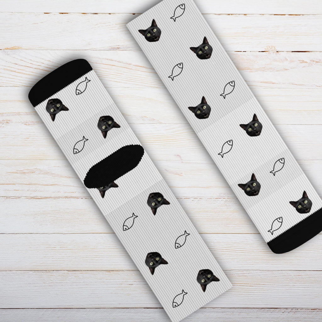 Personalized Cat Socks