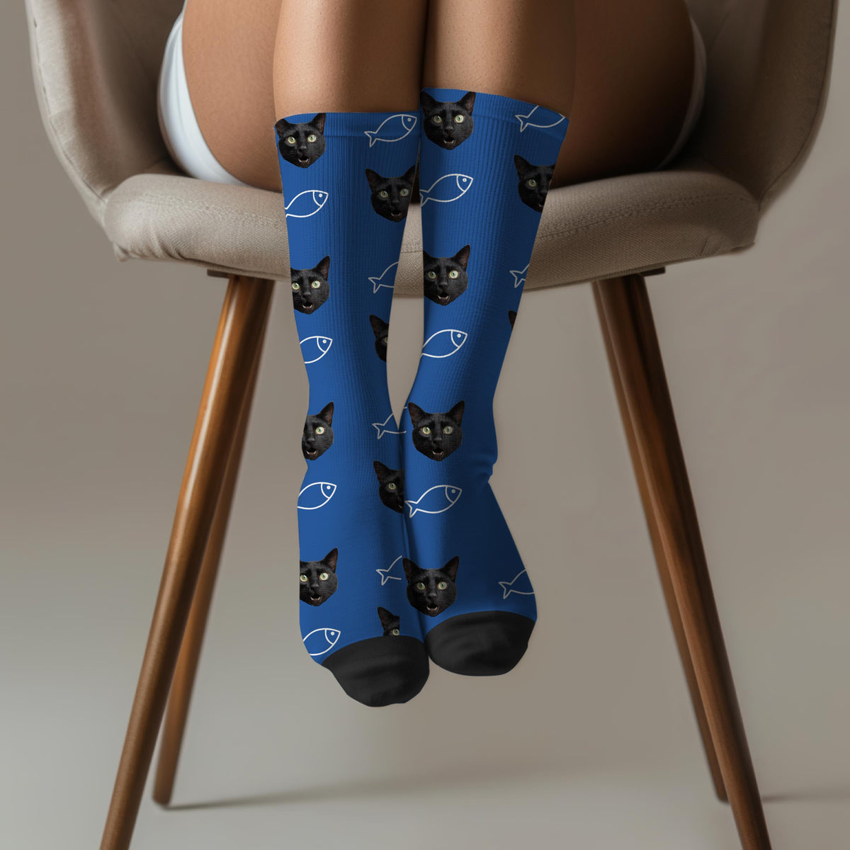 Personalized Cat Socks