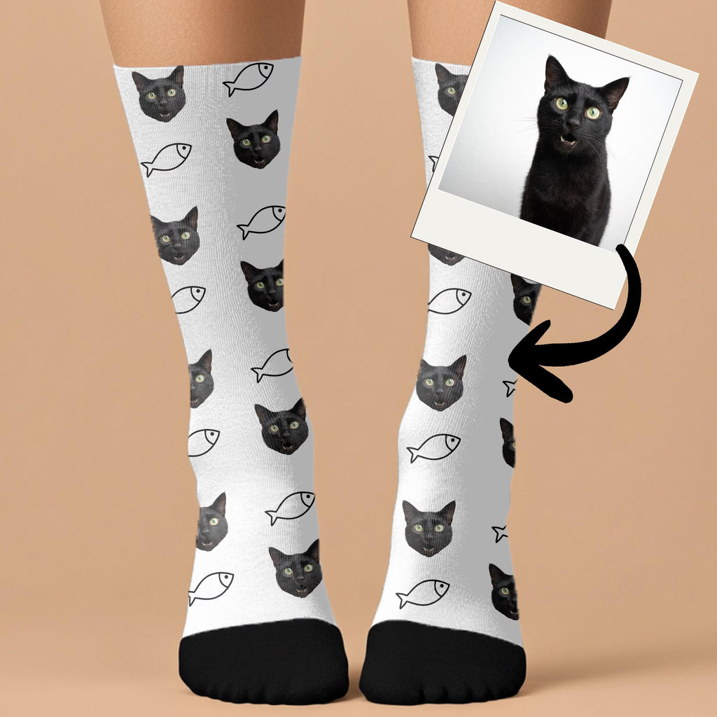 Personalized Cat Socks