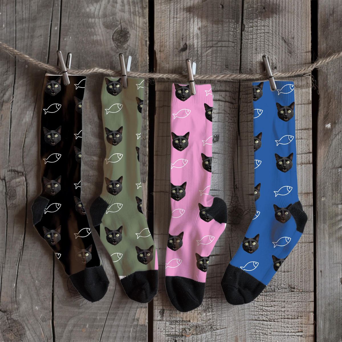 Personalized Cat Socks