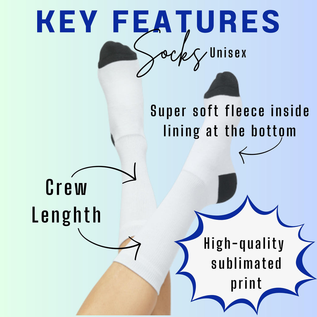 Custom Pet Photo Socks