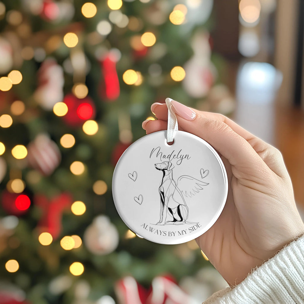 German Pointer Memorial Ornament