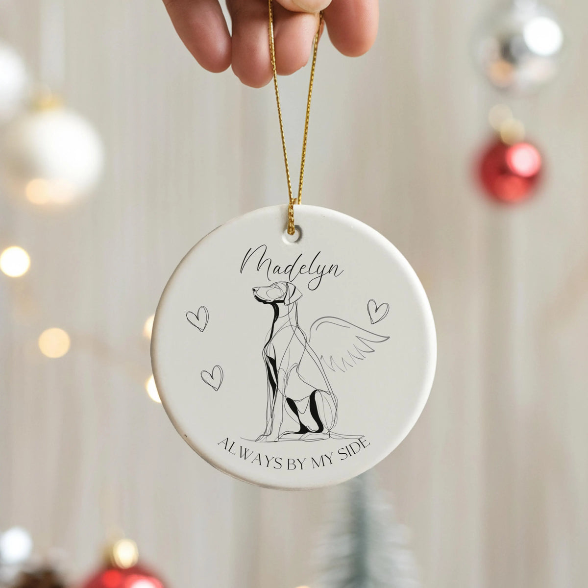 German Pointer Memorial Ornament