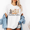 Cat Mom Thanksgiving Shirt