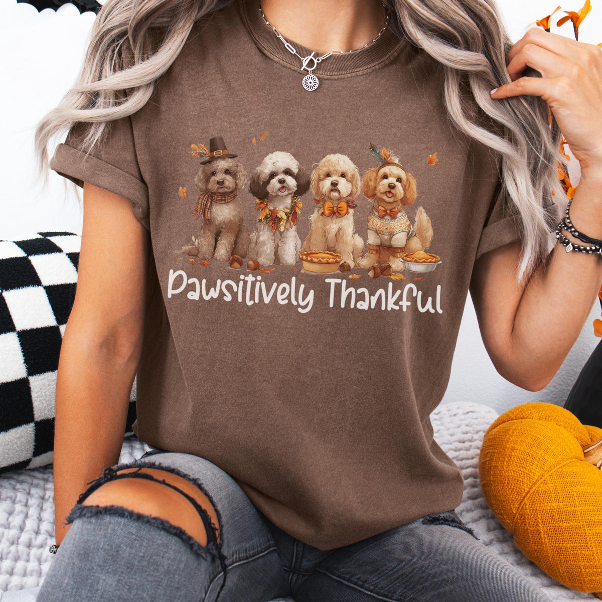 Poodle Thanksgiving Shirt
