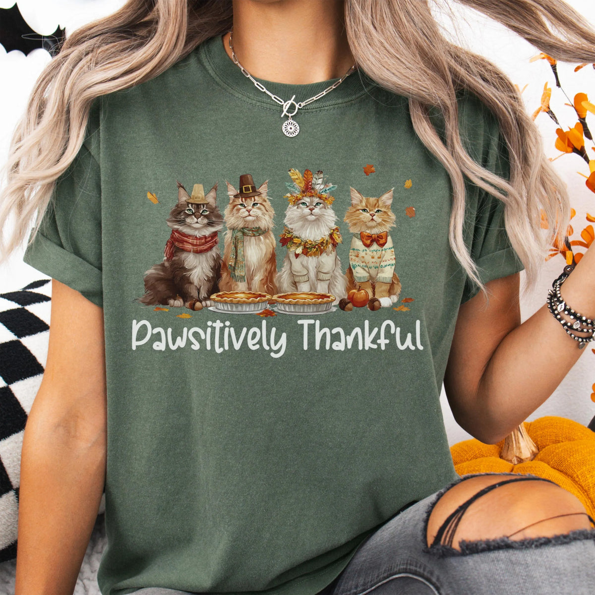 Maine Coon Thanksgiving Shirt