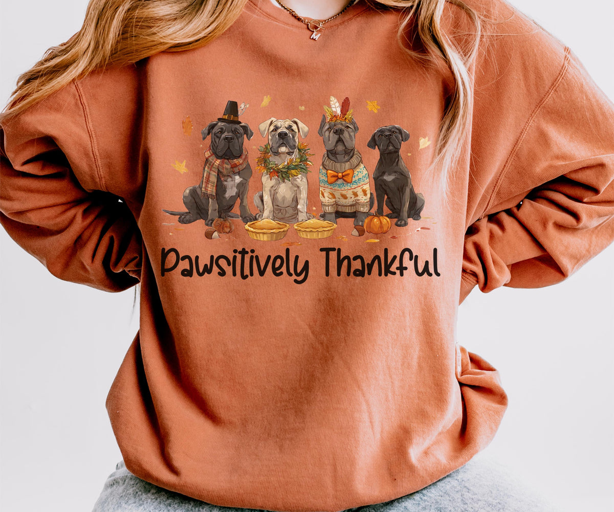 Cane Corso Thanksgiving Sweatshirt