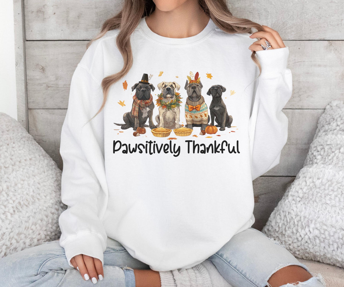 Cane Corso Thanksgiving Sweatshirt