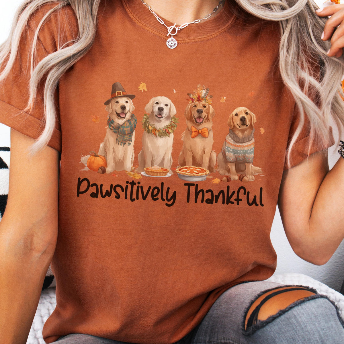 Golden Retriever Thanksgiving Shirt