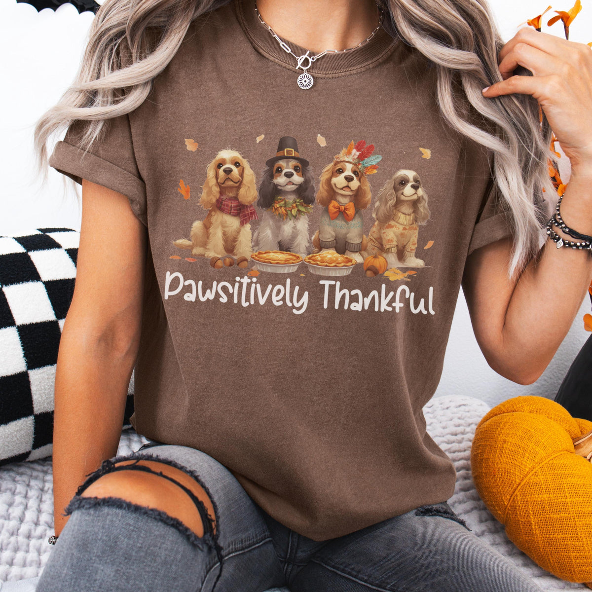 Cocker Spaniel Thanksgiving T-Shirt