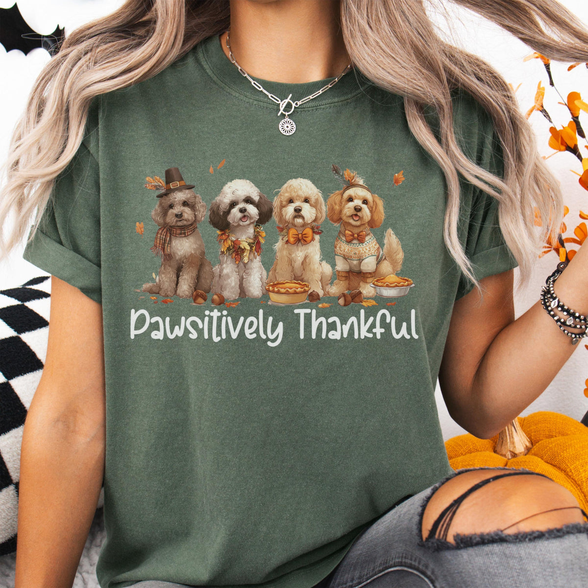 Poodle Thanksgiving Shirt