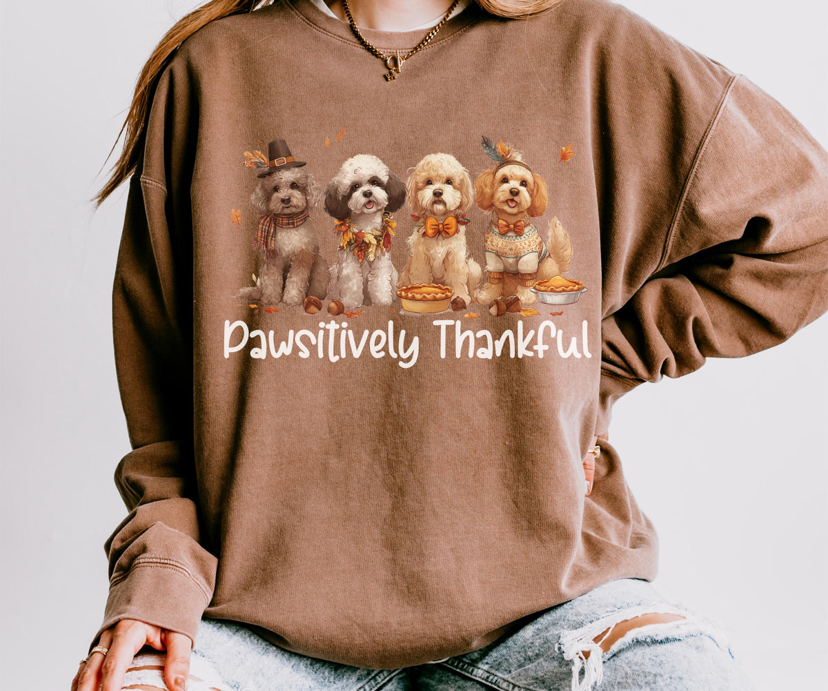 Poodle Thanksgiving Sweatshirt