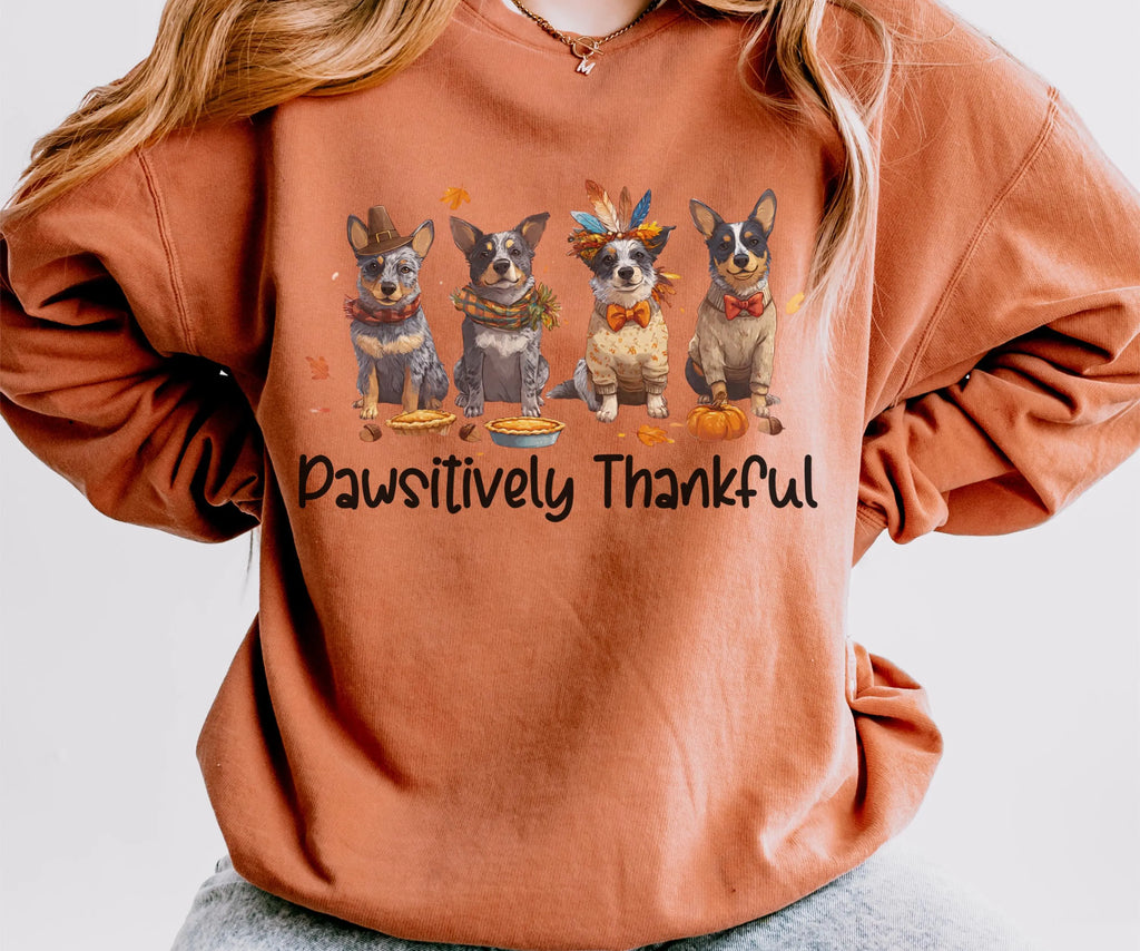 Blue Heeler Thanksgiving Sweatshirt