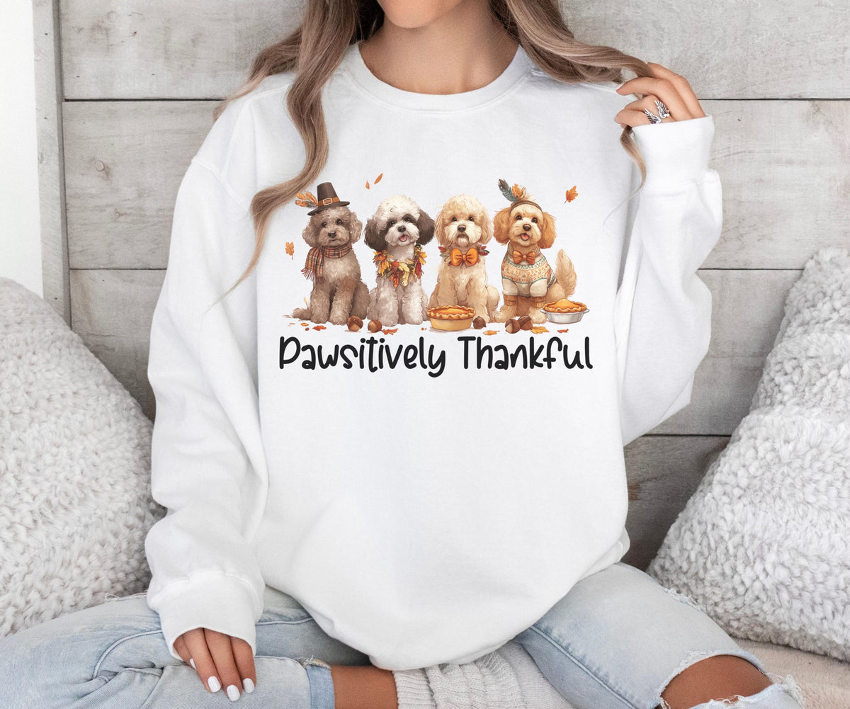 Poodle Thanksgiving Sweatshirt