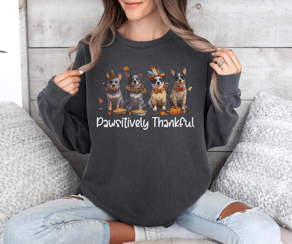 Blue Heeler Thanksgiving Sweatshirt