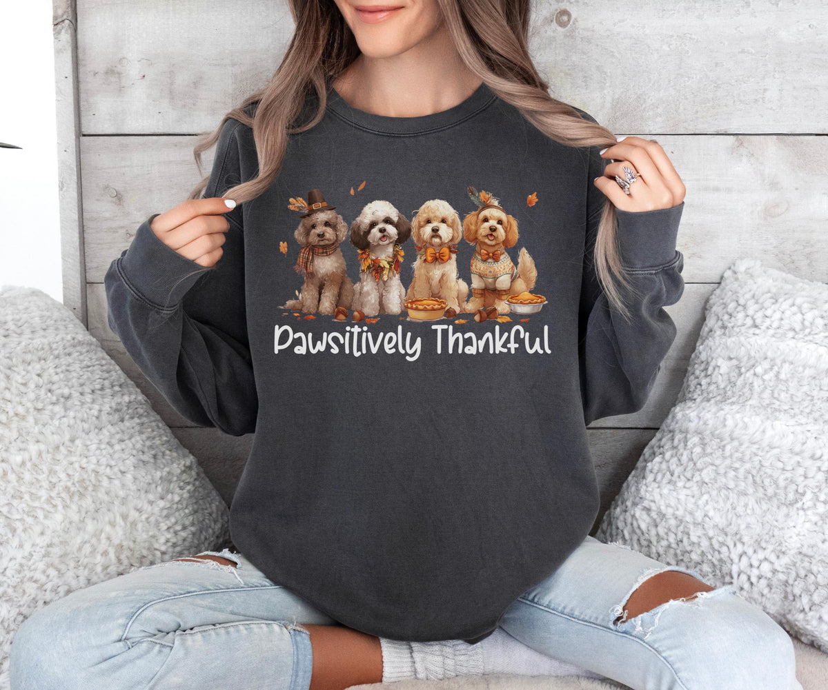 Poodle Thanksgiving Sweatshirt